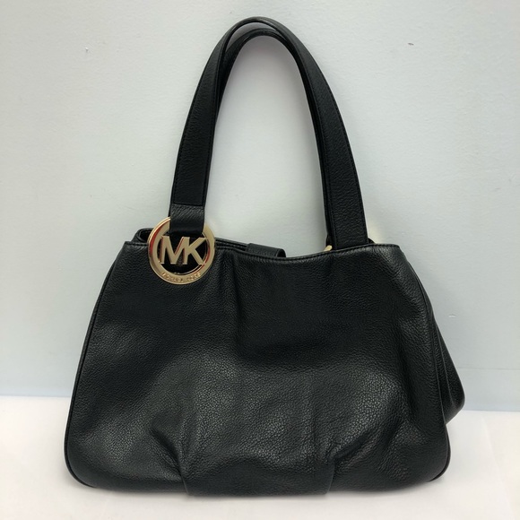 Michael kors handbag beautiful black soft leather - Picture 7 of 8